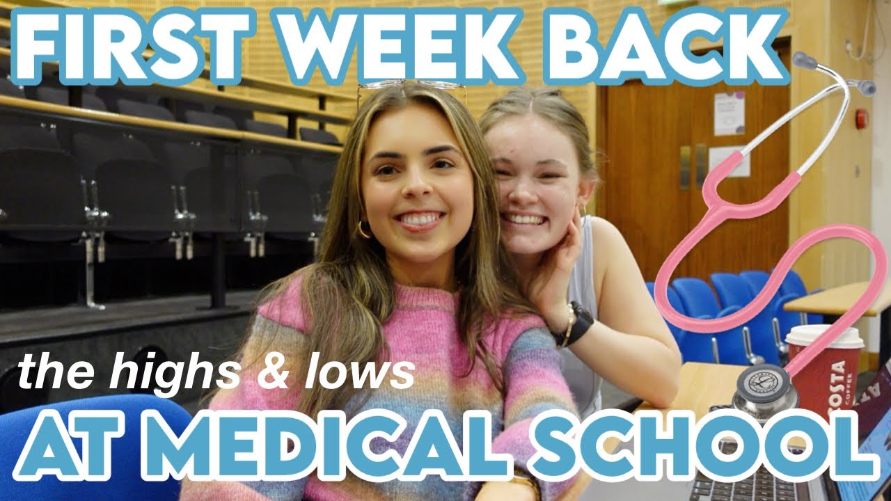 FIRST WEEK BACK AT MEDICAL SCHOOL | new modules, new house, in person lectures, AYBL haul & more…