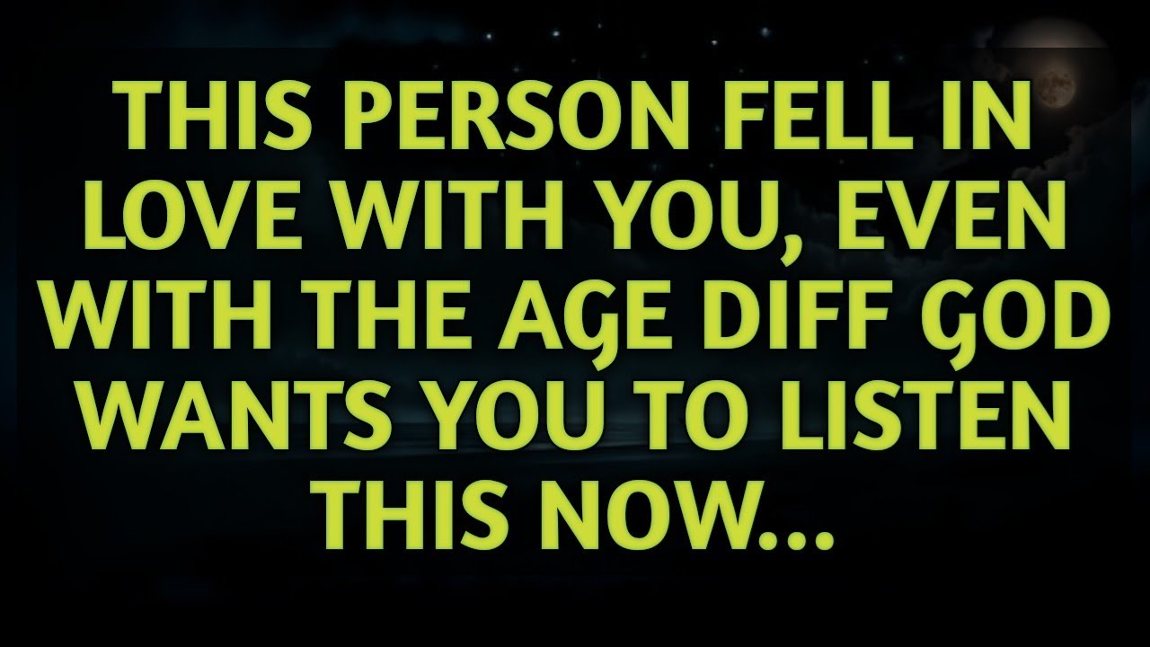 THIS PERSON FELL IN LOVE WITH YOU EVEN WITH THE AGE DIFFERENCE...⚠️ Angel Message Universe Message