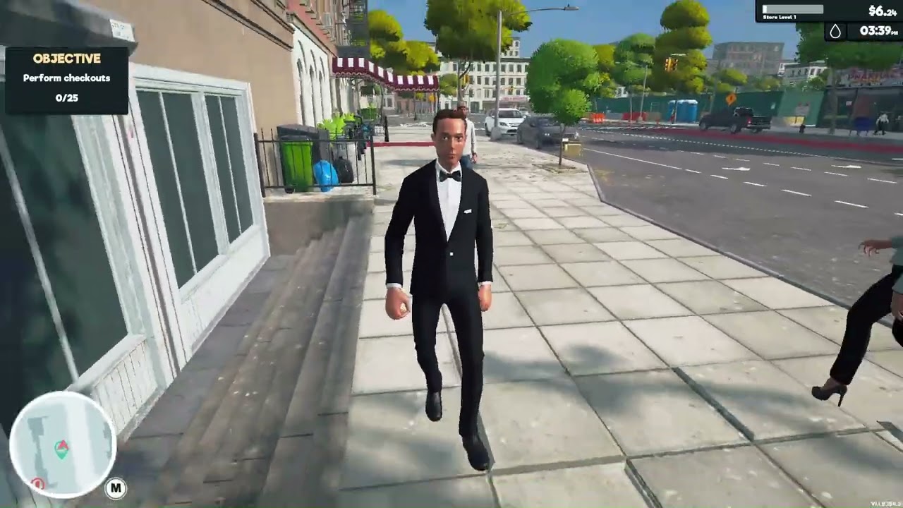 PLAYING SUPERMARKET SIM