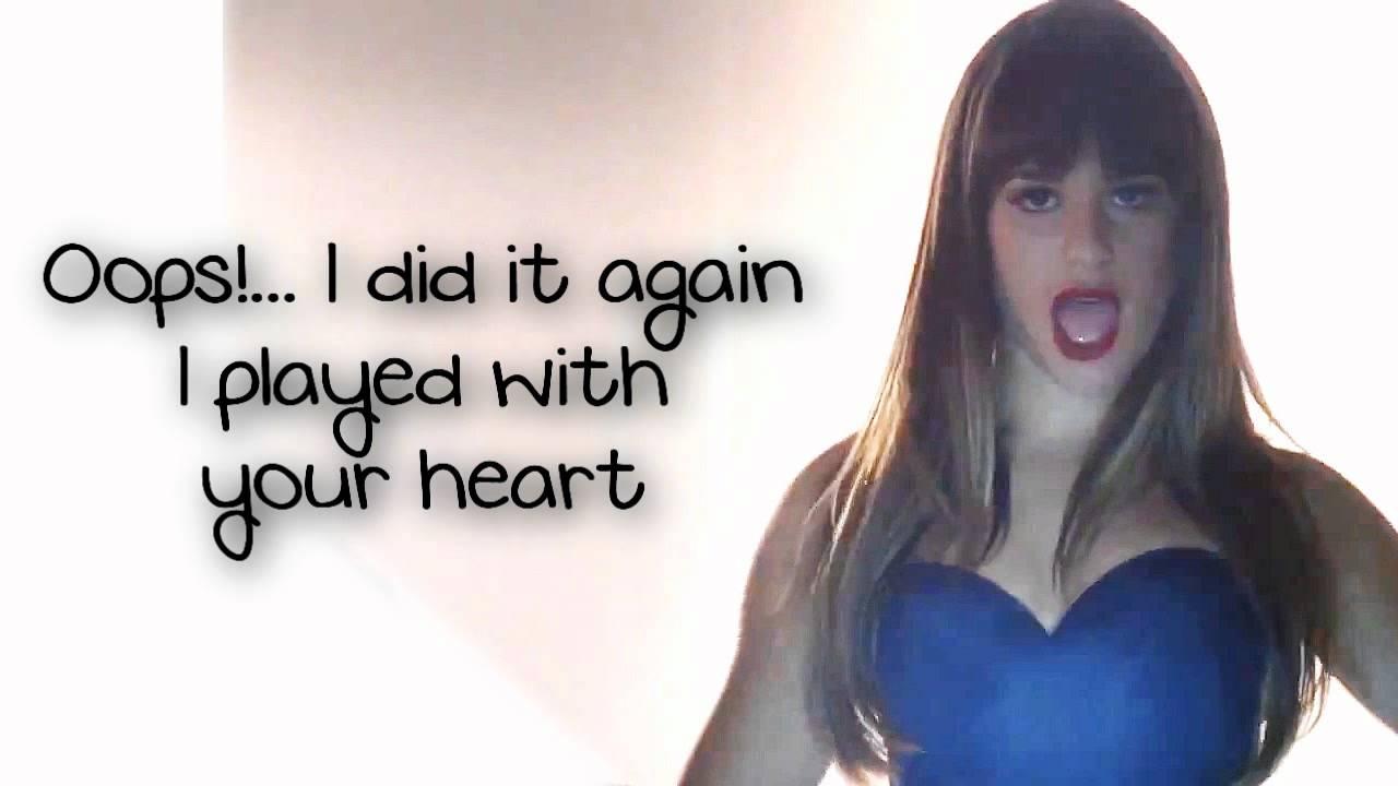 Glee - Oops!... I Did It Again (Lyrics)