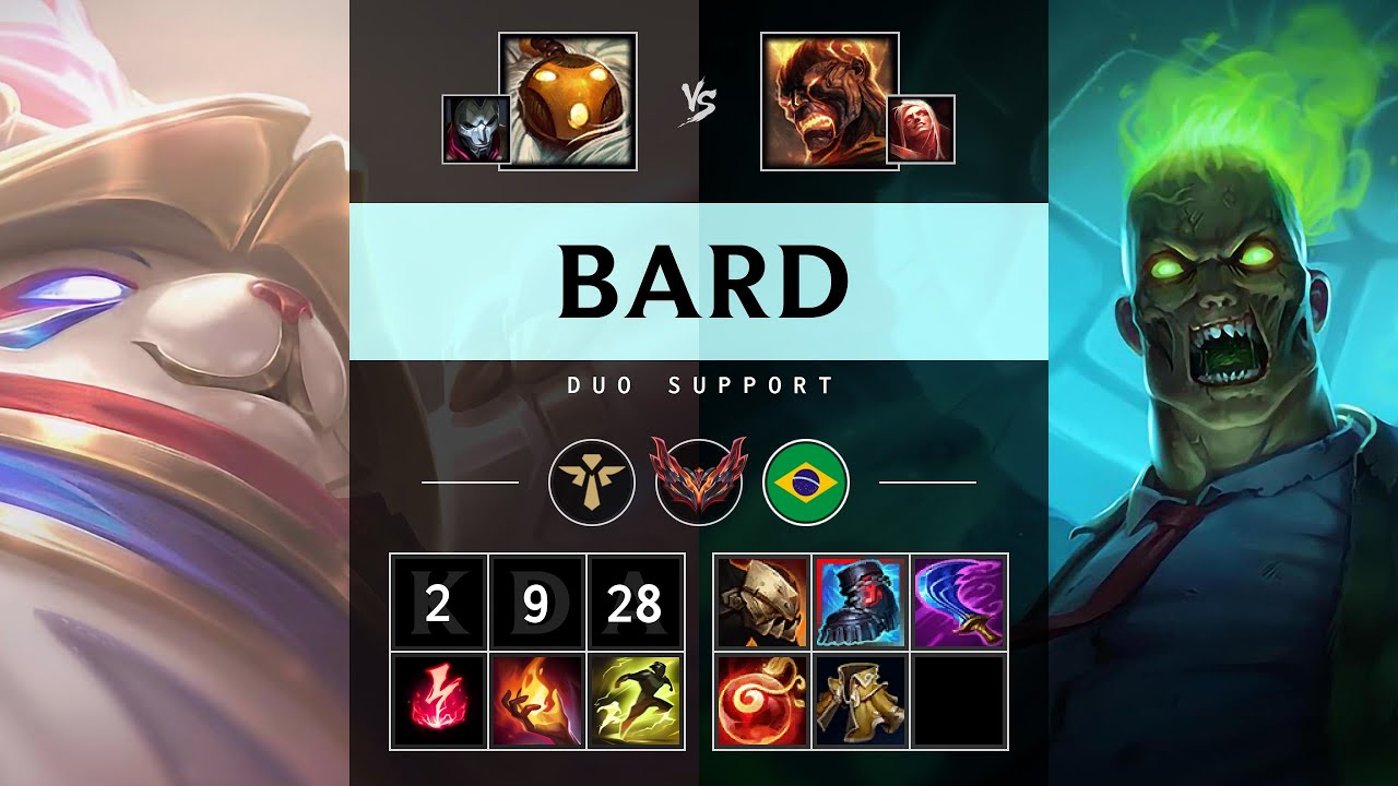 Bard Support vs Brand - BR Grandmaster Patch 25.17