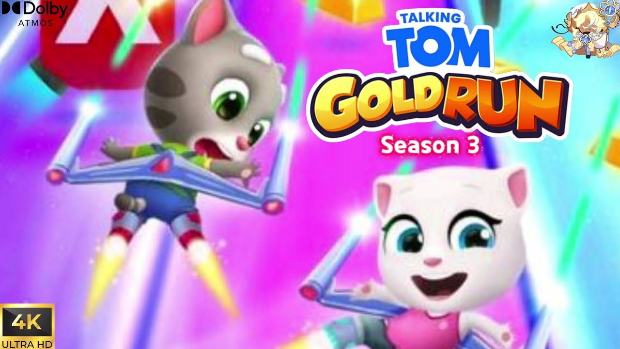 Talking Tom Gold Run Season 3 Gameplay Walkthrough #67 - Play Santa Tom #1