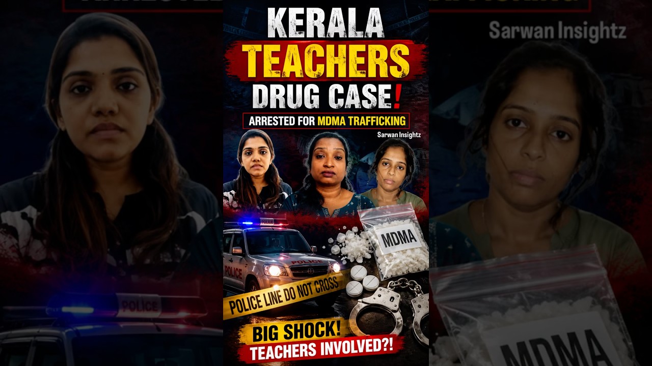 Kerala Teachers Arrested in Drug Case Police Investigation Shocks Everyone #shorts