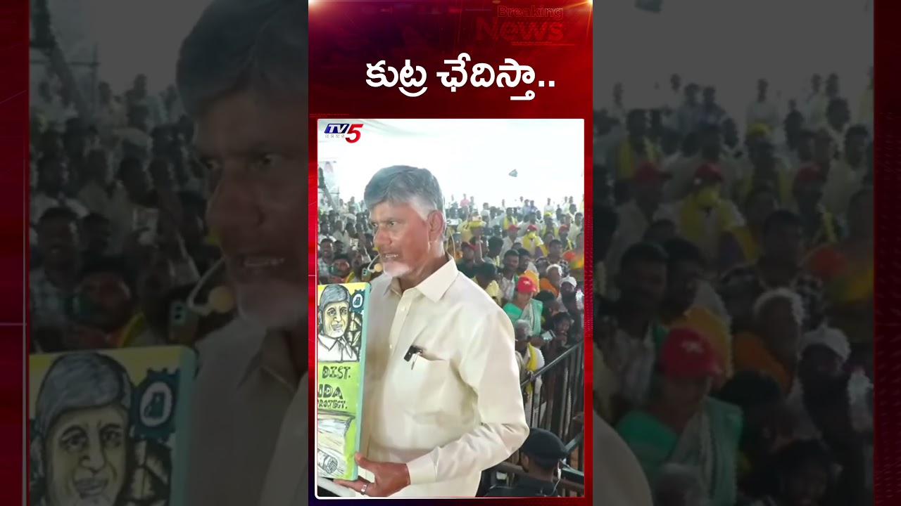 ఎవడొచ్చిన .. కుట్ర ఛేదిస్తా.. | CM Chandrababu latest Comments | AP News | TV5 News