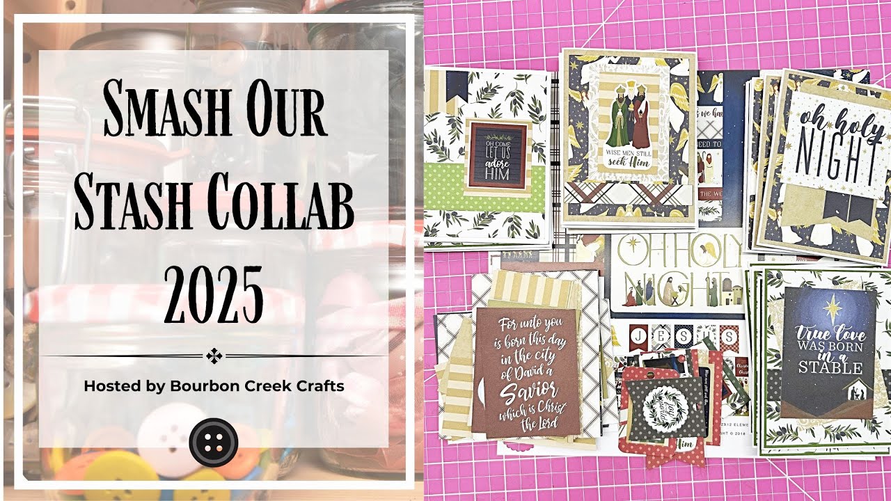 4 Projects from 1 12x12 Collection - Christmas Crafting Project Share - Smash our Stash Collab
