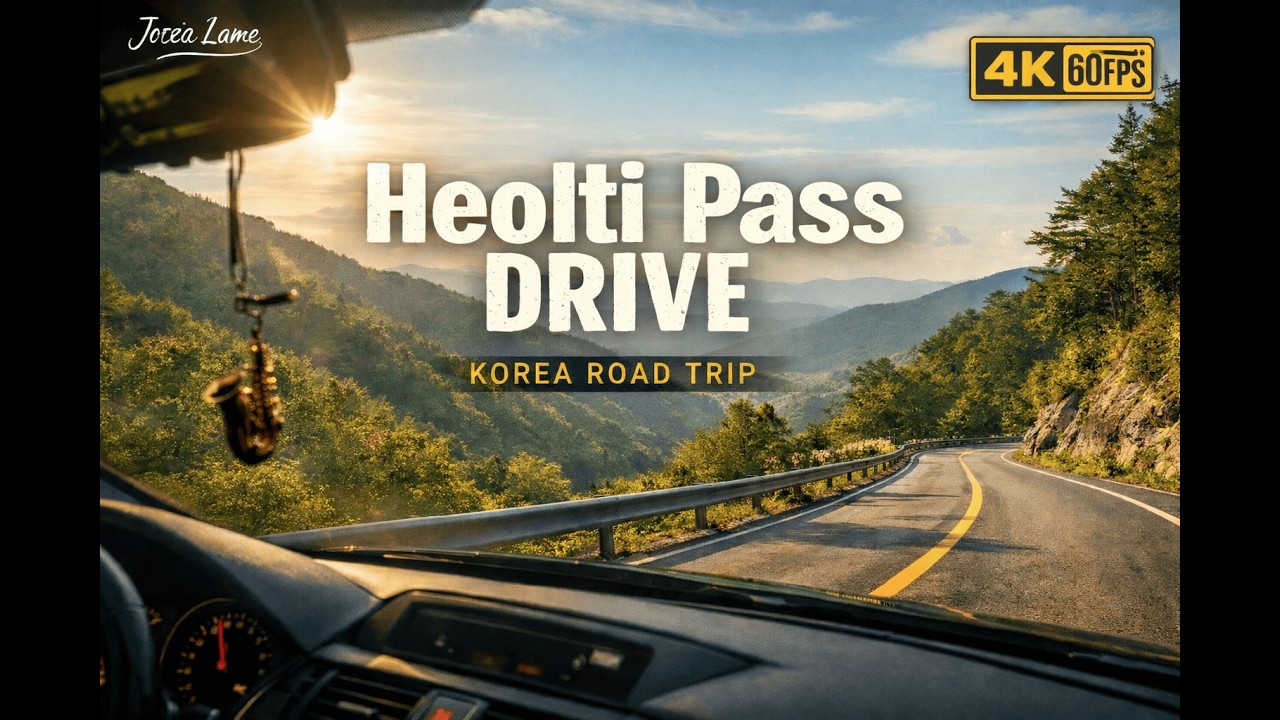[4K] Winding Mountain Road Drive POV | Relaxing Jazz - Hulteojae Pass (Cheongdo to Daegu)