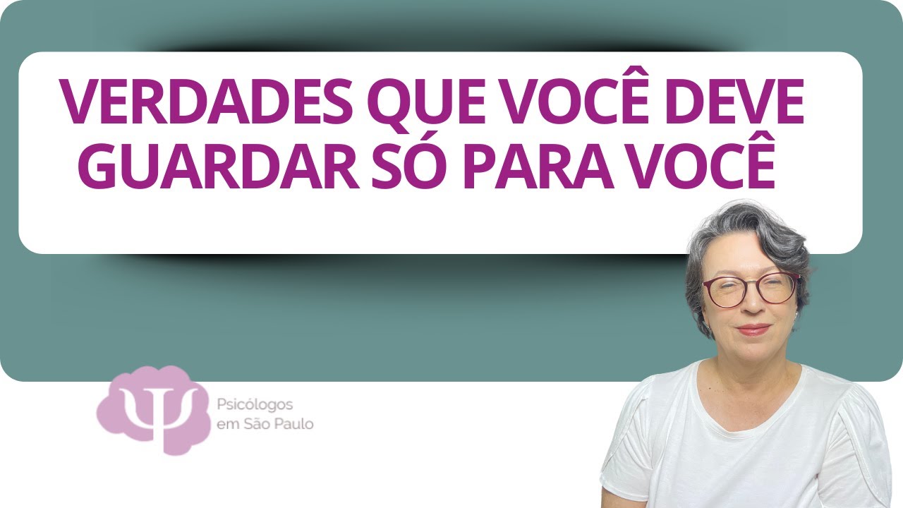Danos psicológicos causados por VERDADES QUE NÃO DEVERIAM SER DITAS
