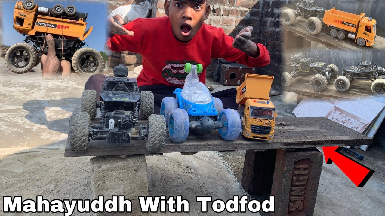 Mahayuddh todfod with RC car mini rc truck monster RC car 🔥 - Toys Shok TV 