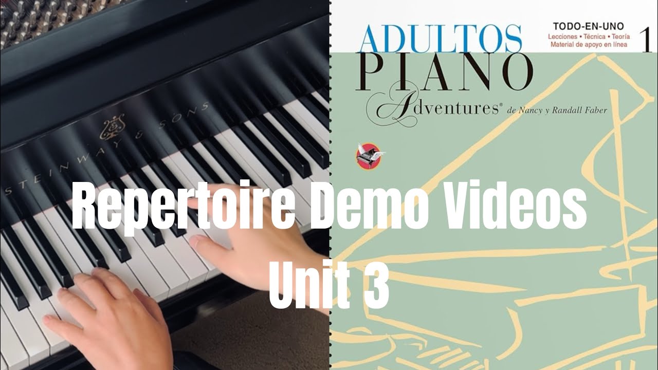 Faber Adult Piano Adventure Repertoire Unit 3