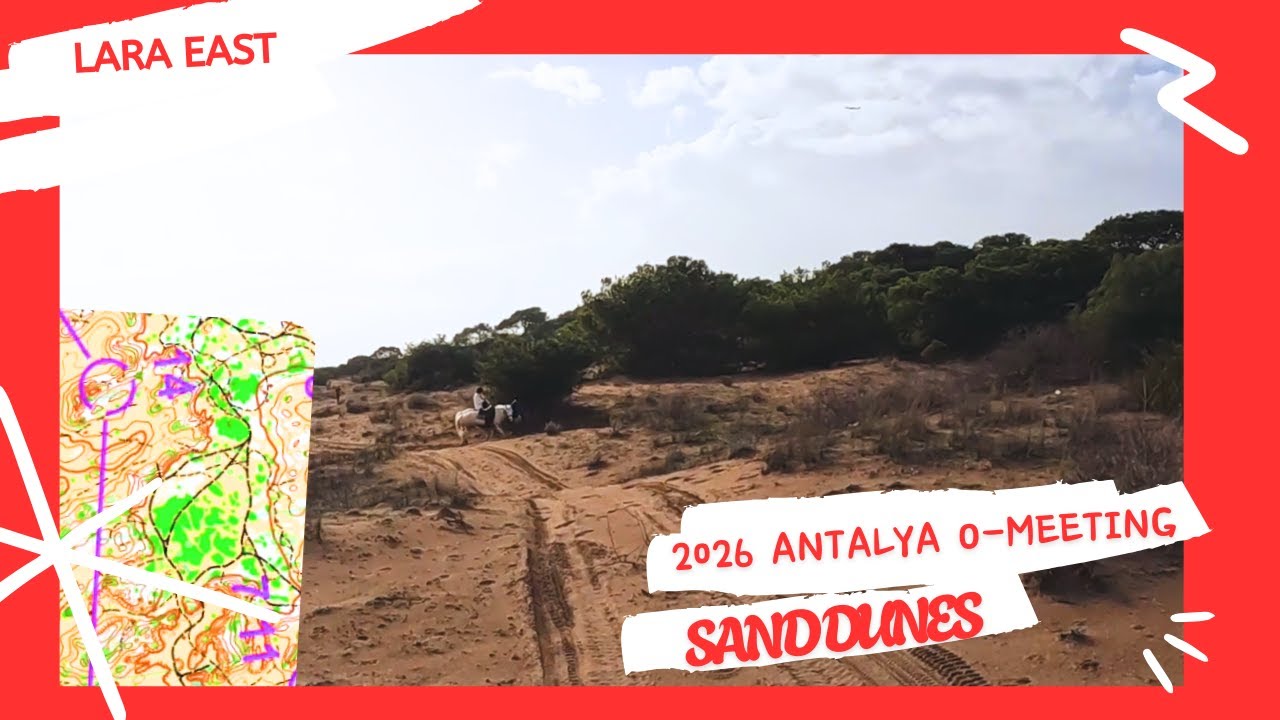 2026 Antalya O-Meeting Day 4 T7 || Sand dunes || Lara East, Türkiye🇹🇷 || Headcam Orienteering