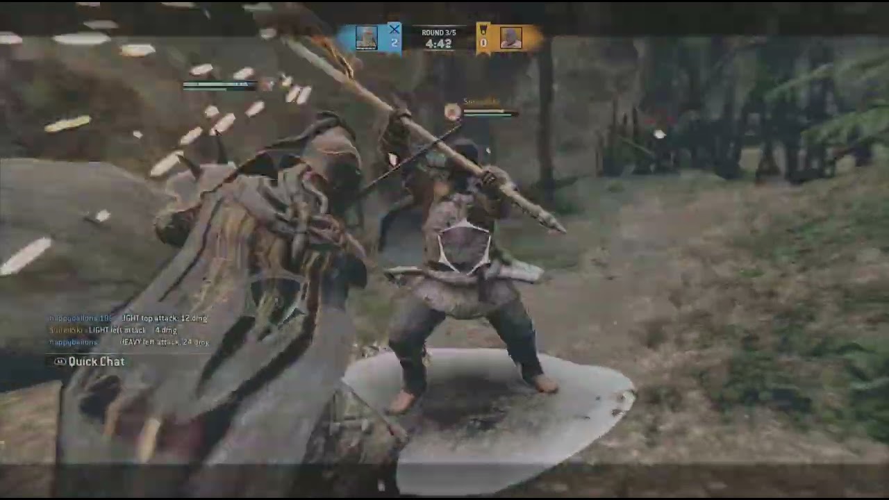 (For honor) trying out warmonger after seeing the patch notes