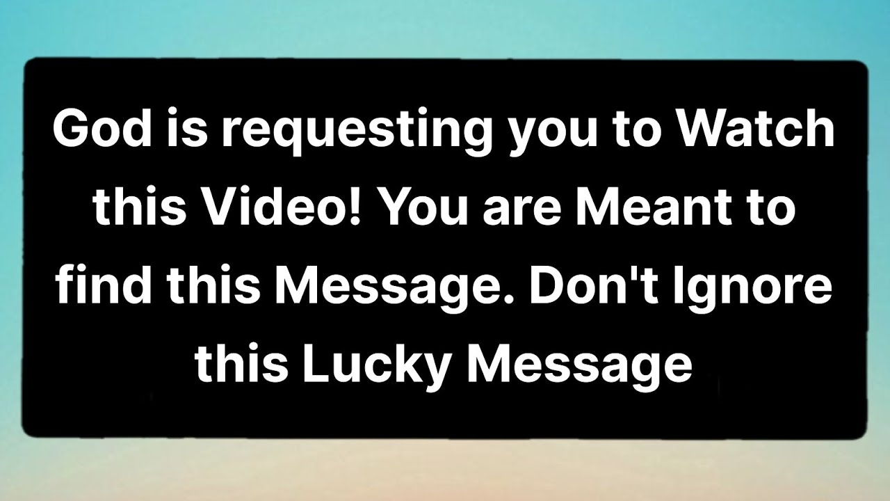 🌈God is requesting you to Watch this Video! You are Meant to find this Message. @Lord Miracles 11:11