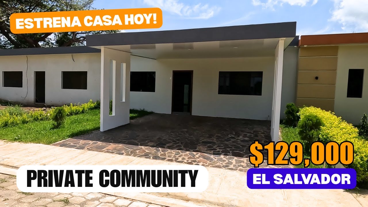 ¡Mira Estas Nuevas Casas en El Salvador que te van a sorprender!
