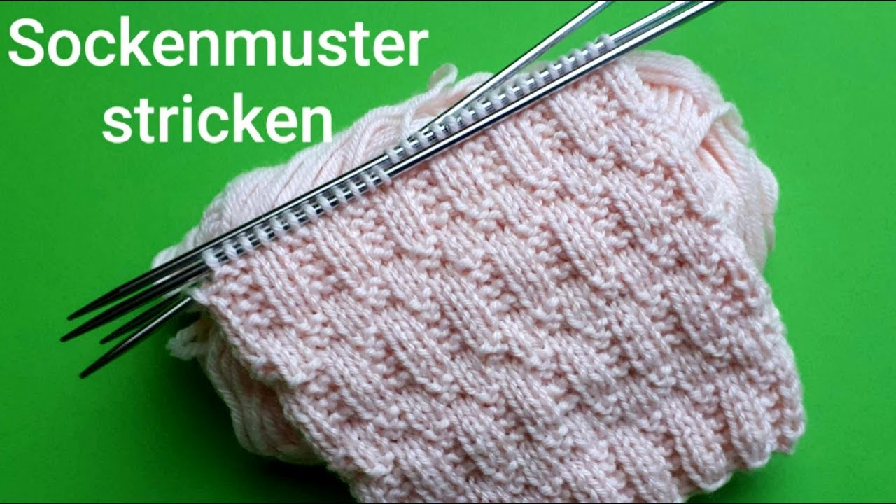 einfaches Sockenmuster stricken