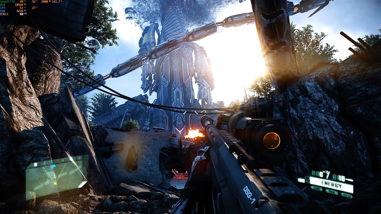 Crysis 2 Remastered Ray tracing High Bitrate  Part 17 VERY HARDCORE Post Human warrior End Full game