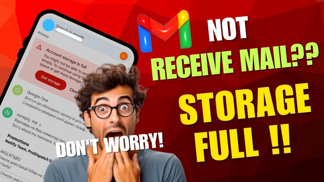 Gmail Not Receiving Emails? How To Fix Gmail Storage Full Problem 2025 in Hindi