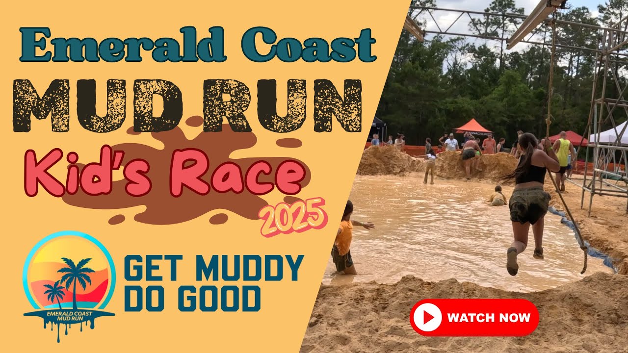 MUD RUN | Emerald Coast Mud Run Kid's Race 2025