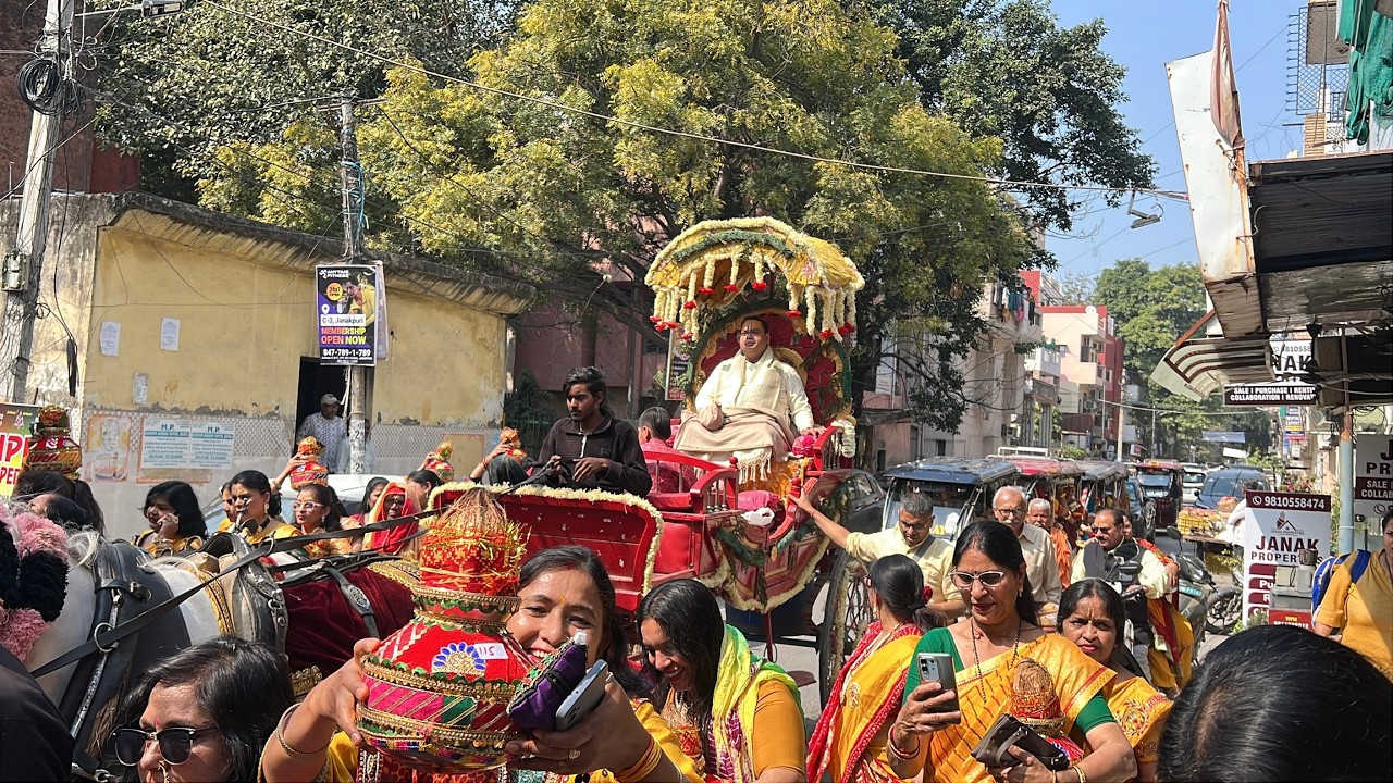 श्रीमद् भागवत कथा । कलश यात्रा । श्री गौरदास जी महाराज