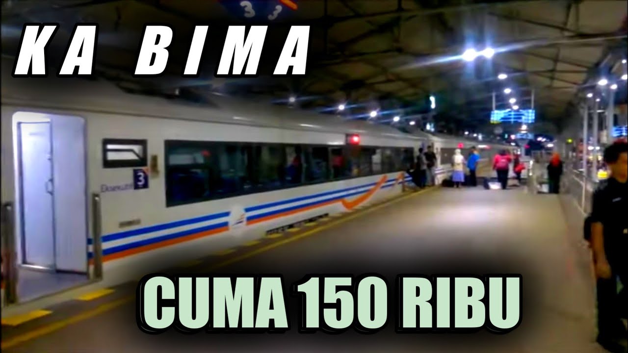 Tiket Promo Cuma Rp 150 Ribu | Trip Report Naik Kereta api Bima 2017, KA Legendaris