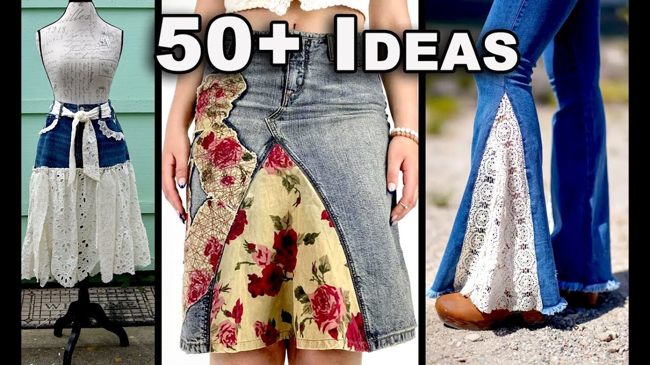 50+ Genius Ways to Upcycle Your Jeans for a New Wardrobe