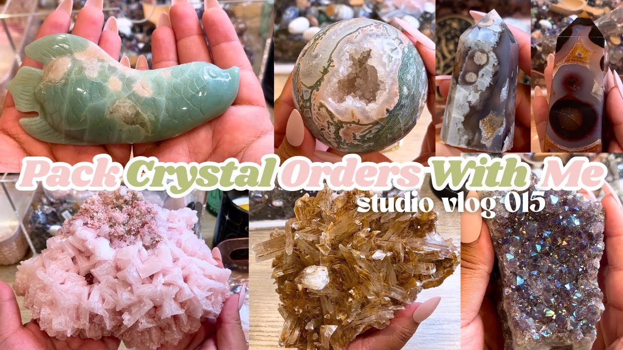 Упакуйте заказ Crystal вместе со мной | Видеоблог Crystal Studio 015 | #coldbrewcrystals
