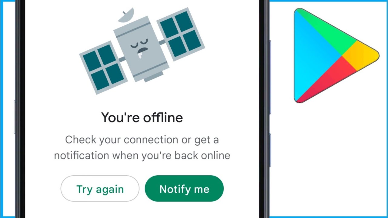 You're Offline Check Your Connection Or Get A Notification When You're Back Online