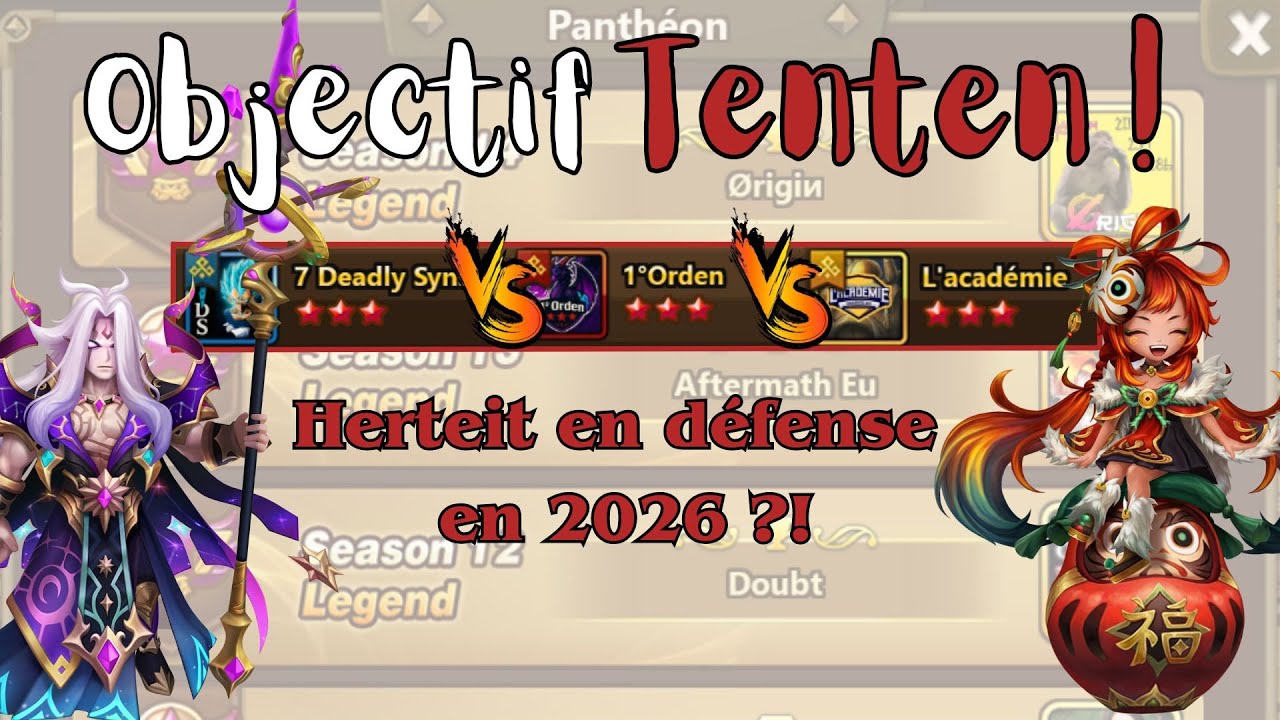 On affronte des défenses très atypiques !! Objectif Tenten ! Summoners Wars
