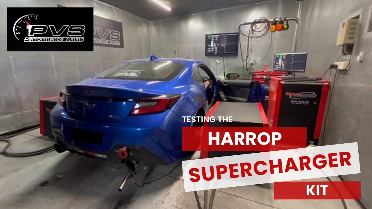 Testing the Harrop FA24 Supercharger on the PVS BRZ ! @HarropTV