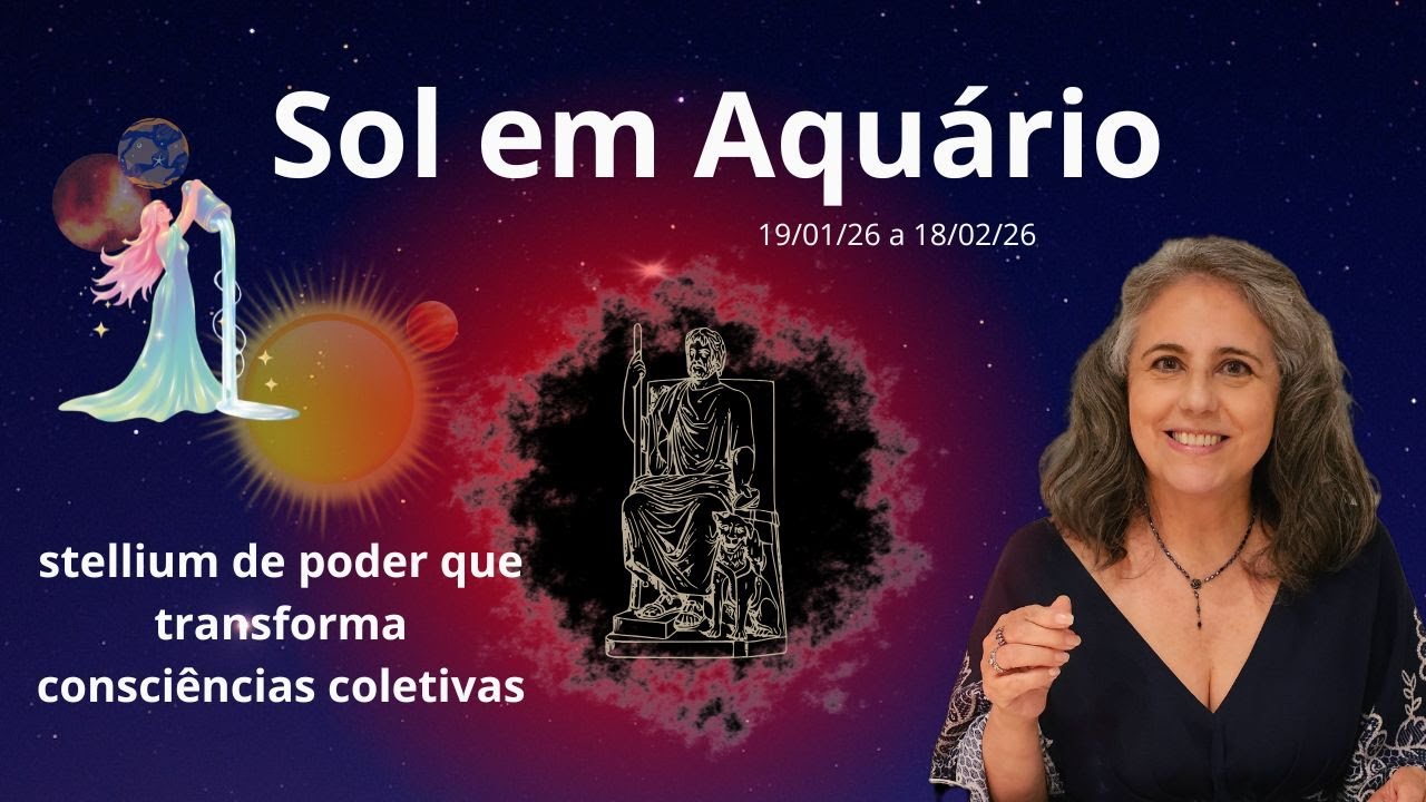 Sol em Aquário encontra Plutão: poder, ruptura e transformação coletiva | Astrologia em Foco
