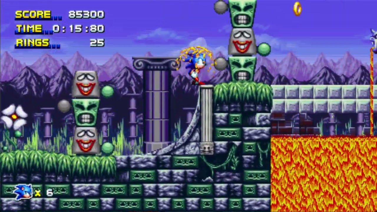 Sonic Megamix Mania (Megamix Mode)  Playthrough Sonic