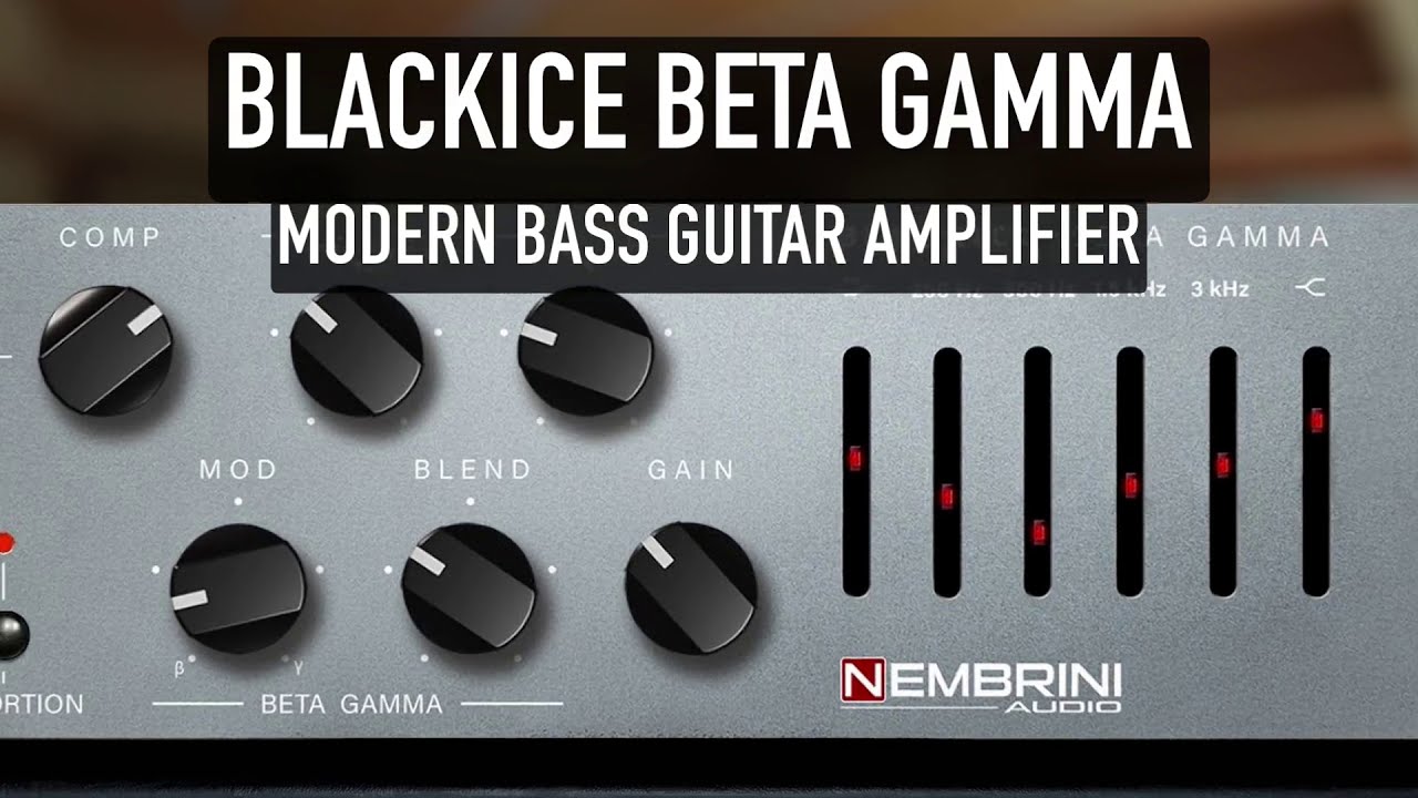Blackice Beta Gamma Bass Amplifier Plugin