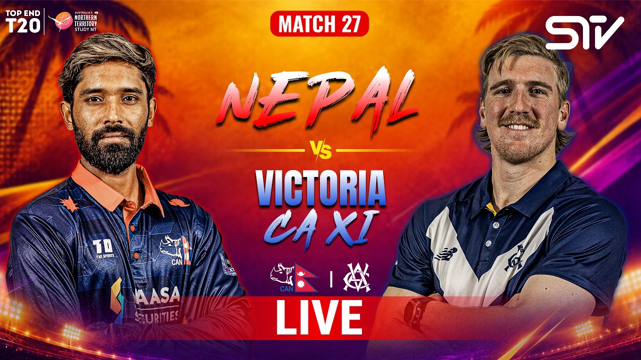 LIVE | Nepal vs Victoria | Match 27 | Top End T20 2026 | ZP1J