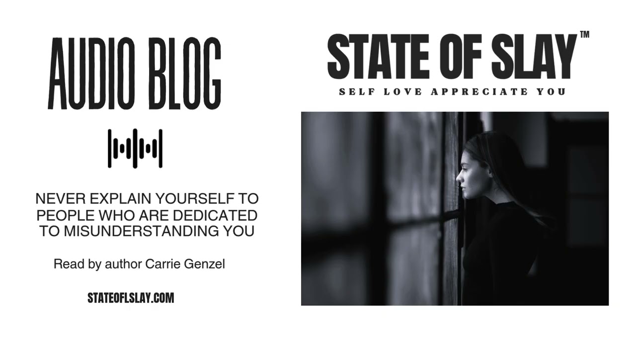 Never Explain Yourself to People Who Are Dedicated to Misunderstanding You | Audio Blog
