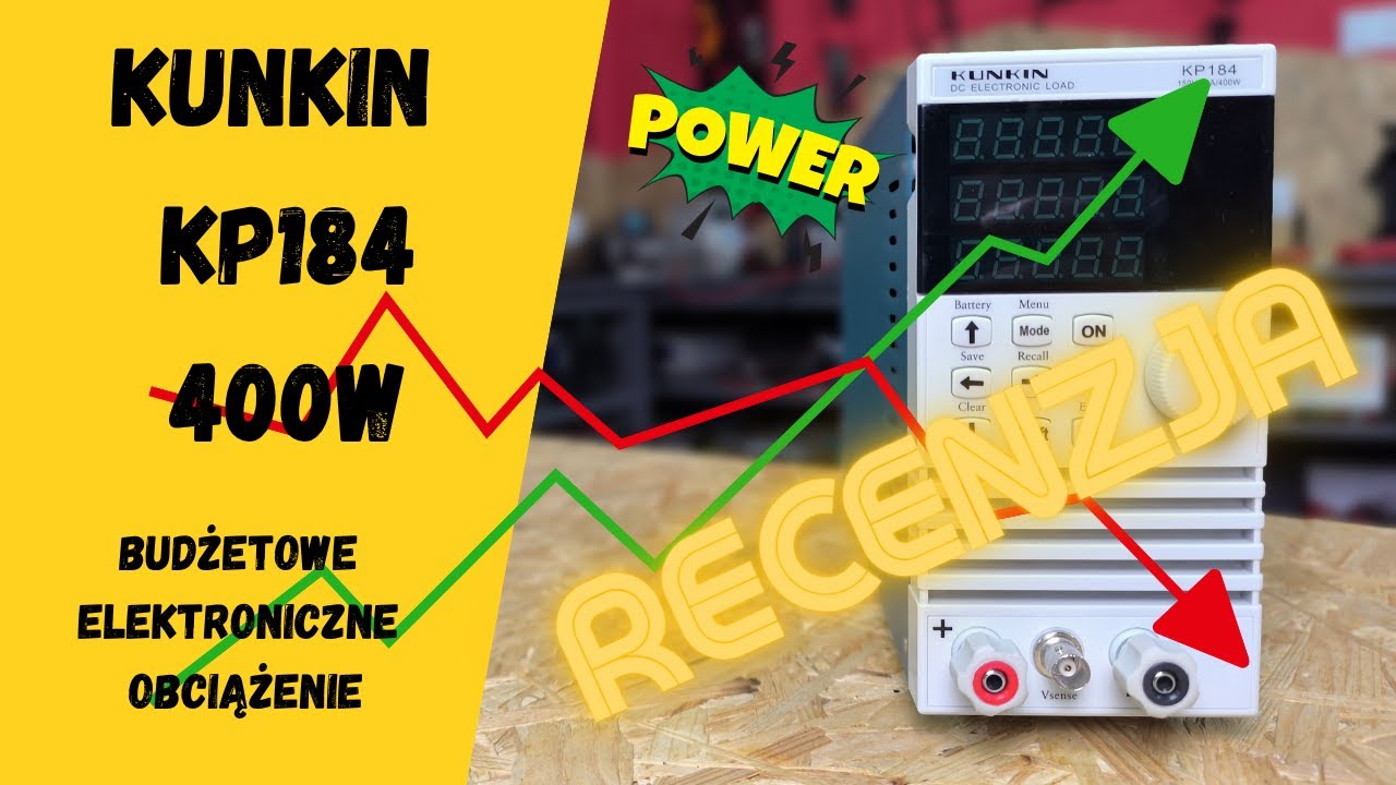 Kunkin KP184 &ndash; czy warto? Test budżetowego obciążenia 400W