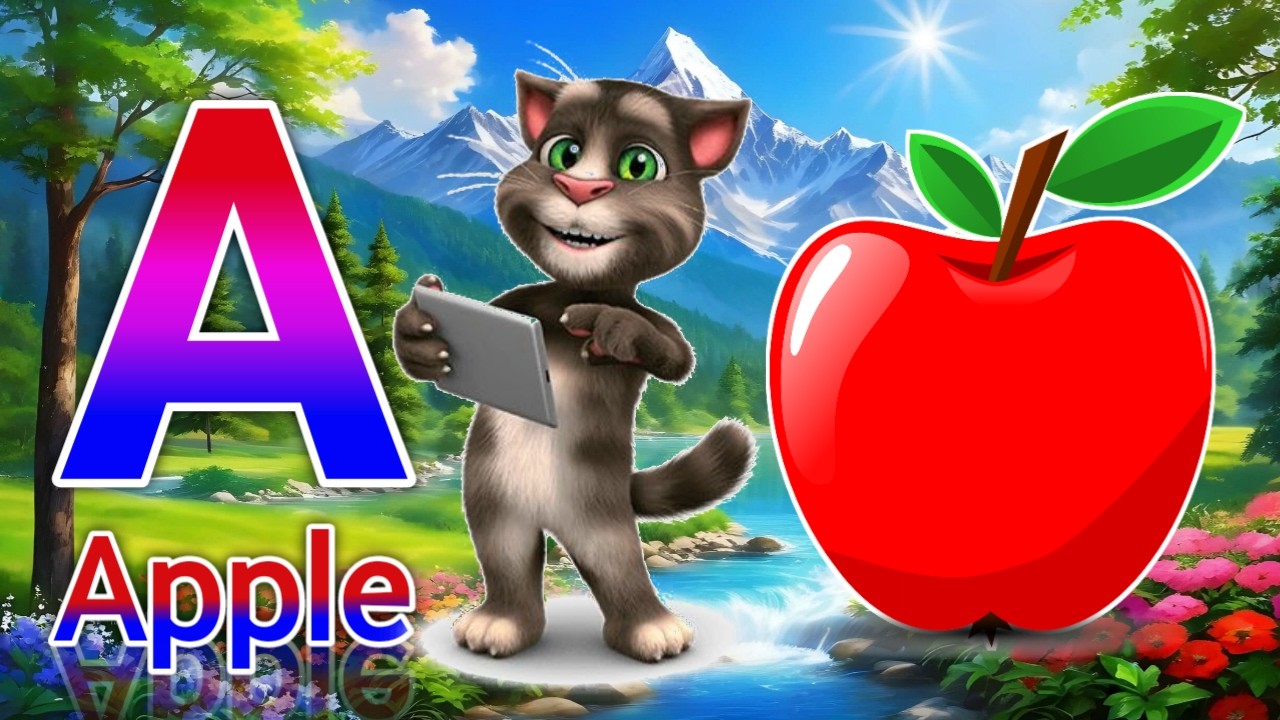 Phonics Song 2 with TWO Words in 3D - A For Airplane - ABC Alphabet Songs & Sounds