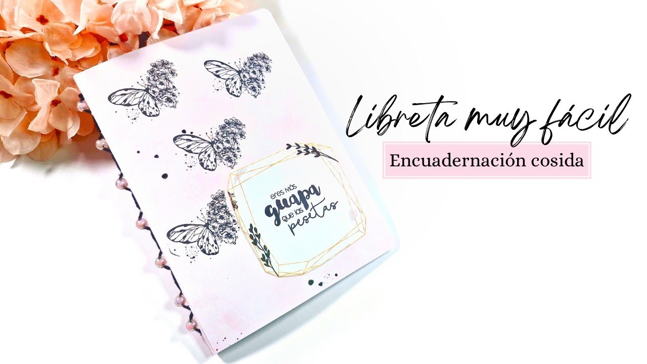 Libreta muy fácil- Encuadernación cosida I Scrapbooking