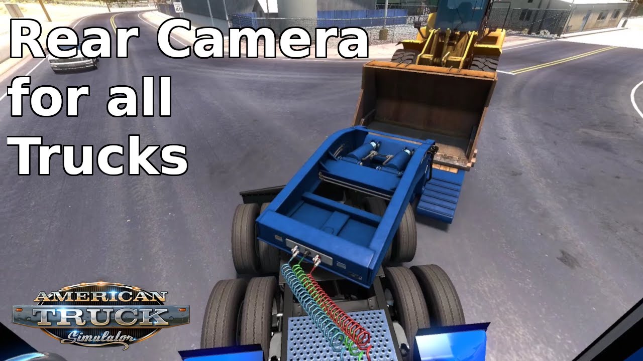(ATS 1.39) Rear Camera for all Trucks - American Truck Simulator