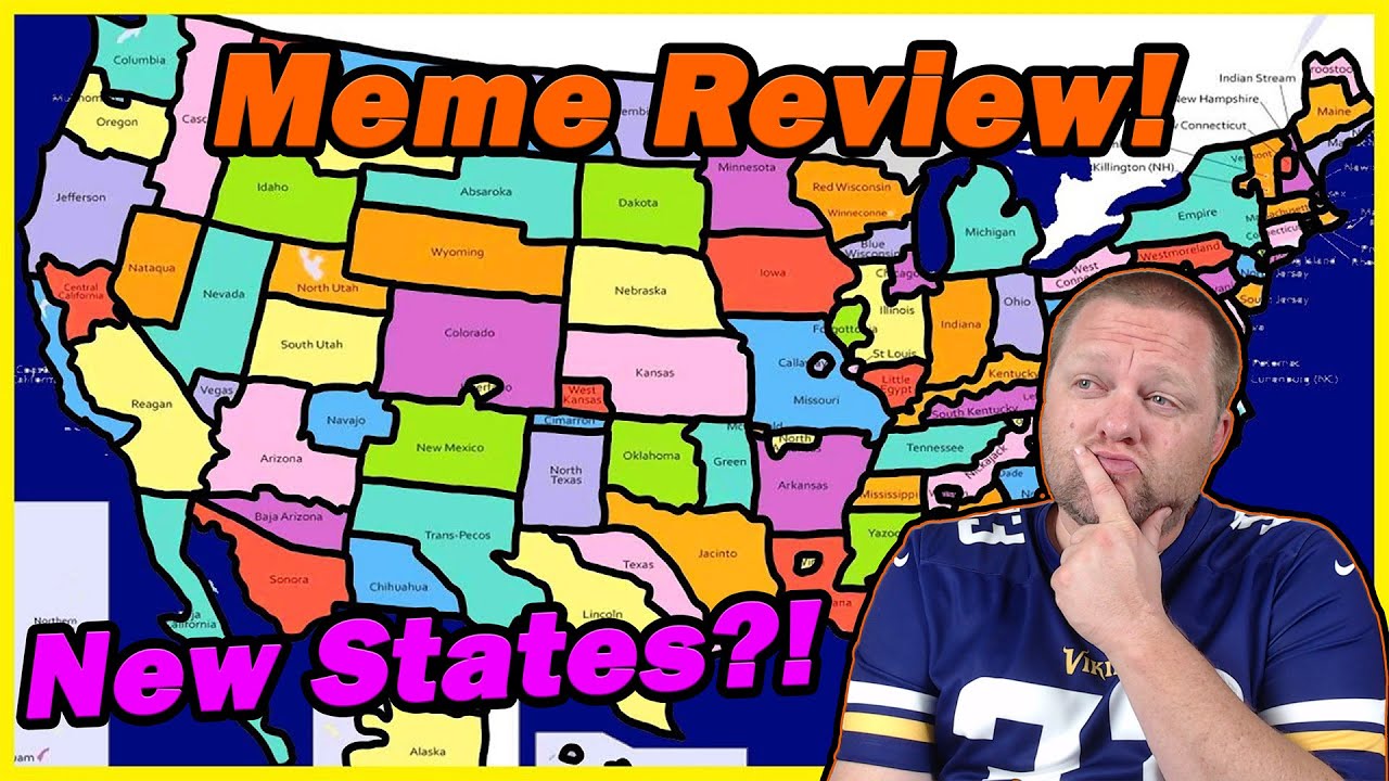 Every Proposed US State Ever... [Memes] | Drew Durnil | History Teacher Reacts
