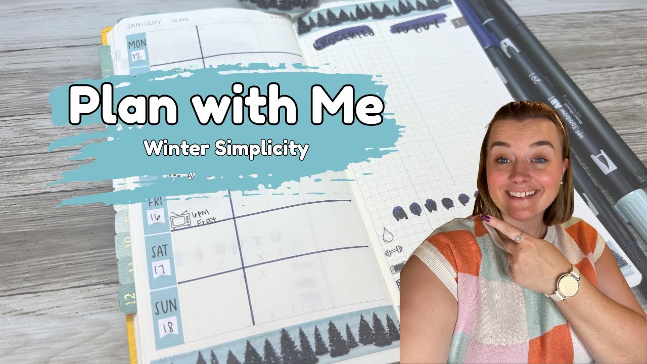 Планируйте вместе со мной // Недели Hobonichi // 12-18 января