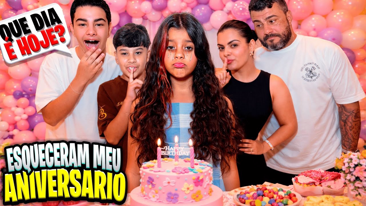 FINGIMOS ESQUECER O NIVER DA LORENA🥳e fizemos uma grande surpresa 