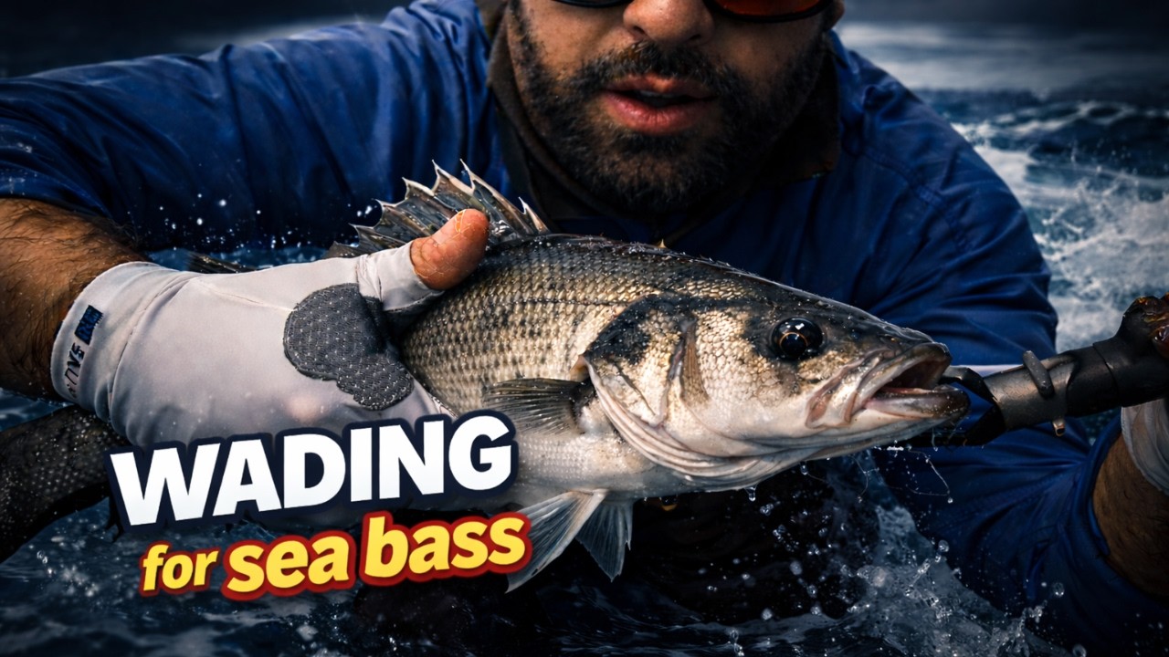 WADING на Сибаса | Как я ловлю на мелководных пляжах со Spinning / HRF