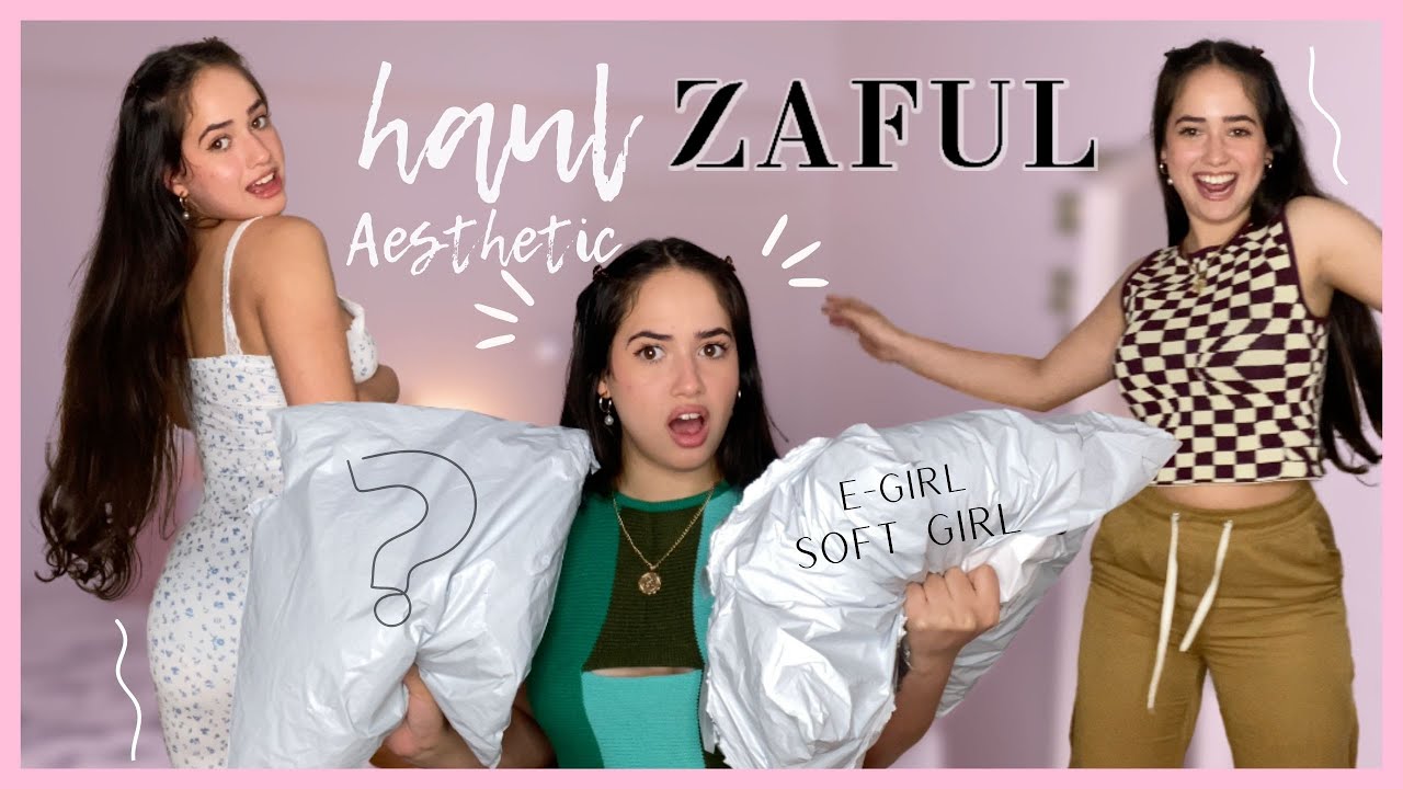 Ropa aesthetic 😱 SUPER HAUL de ZAFUL 🛒 | E-Girl, Soft Girl, Preppy Girl...