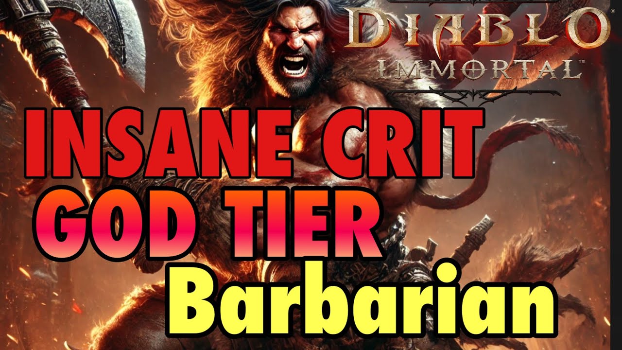 META IS BACK AND BETTER! SPARKTUSK CRIT GOD TIER BARBARIAN PVP!   DIABLO IMMORTAL