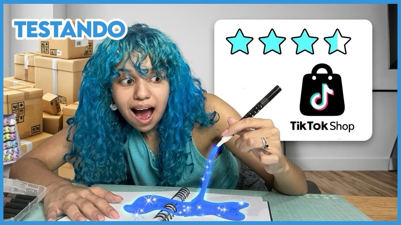 •COMPREI os MATERIAIS de ARTE MAIS VIRAIS do TIKTOK SHOP!