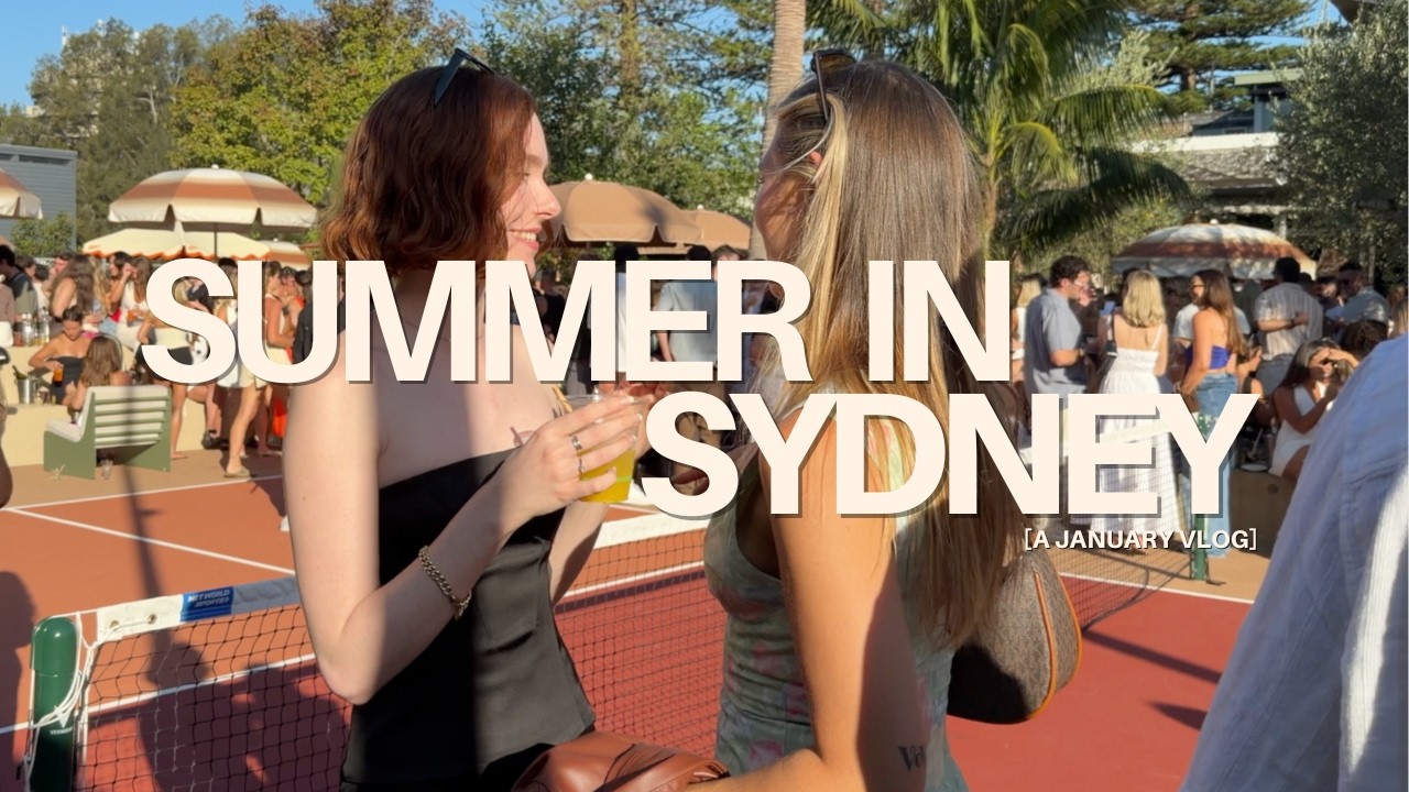 January vlog | socialising, filming, summer days and nights