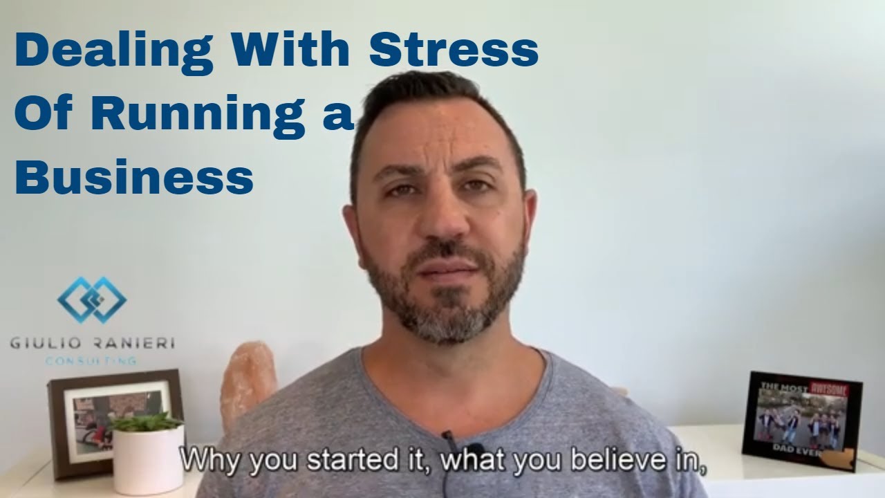 3 steps to deal with the stress of running a business
