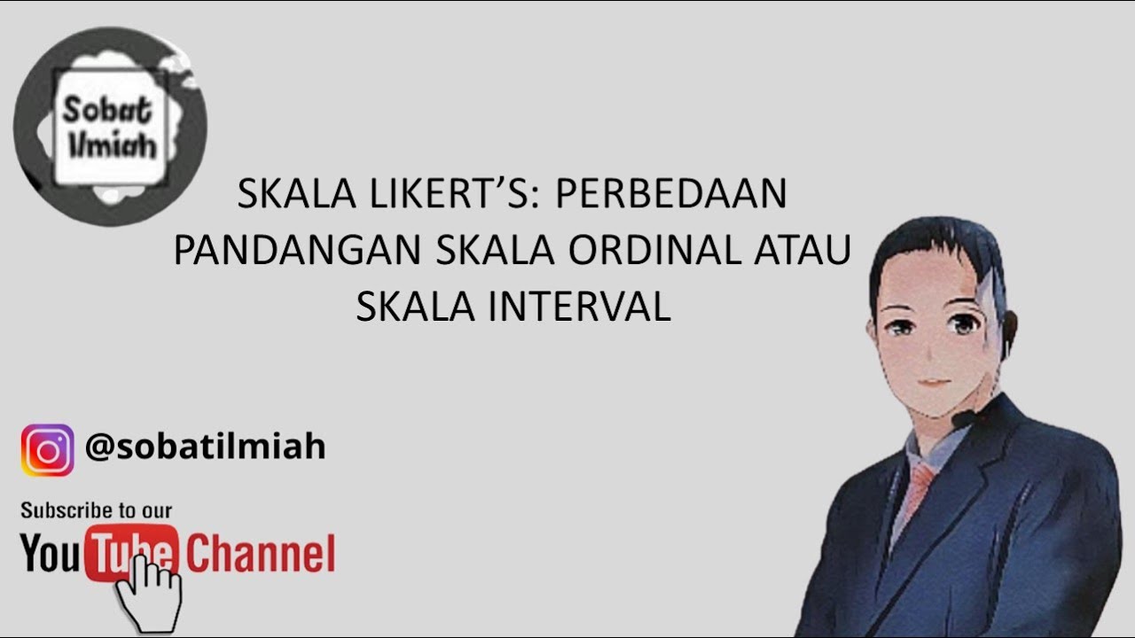 Perbedaan Pandangan Skala Likert Ordinal atau Interval
