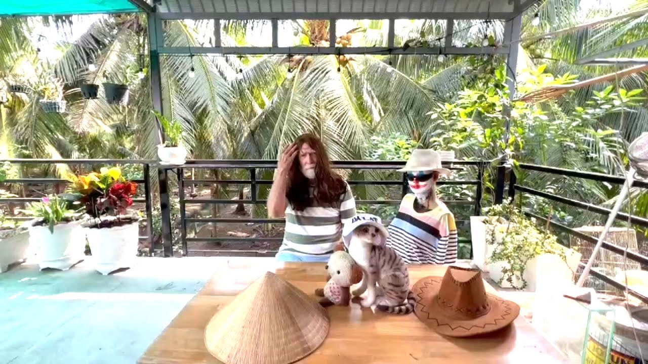 CAT JOKES by Danny for all cat lovers. Binh Ninh, Tien Giang province, Vietnam.  (2 of 2)