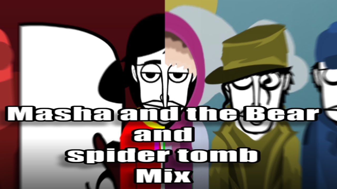 Masha and the Bear and spider tomb Mix