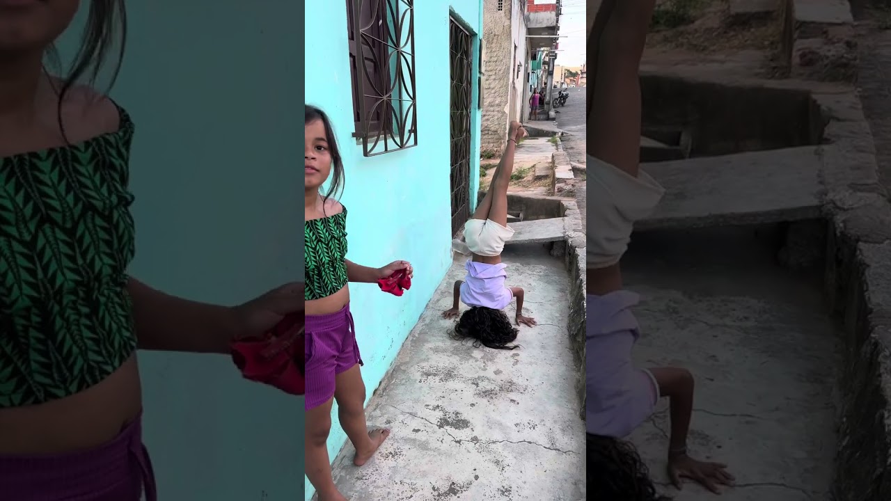 Olha só o que Julinha consegue fazer